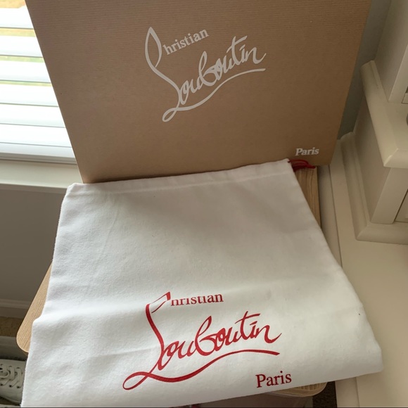 Christian Louboutin Men’s Louis Flat White Sneakers Size 42 - Picture 4 of 9